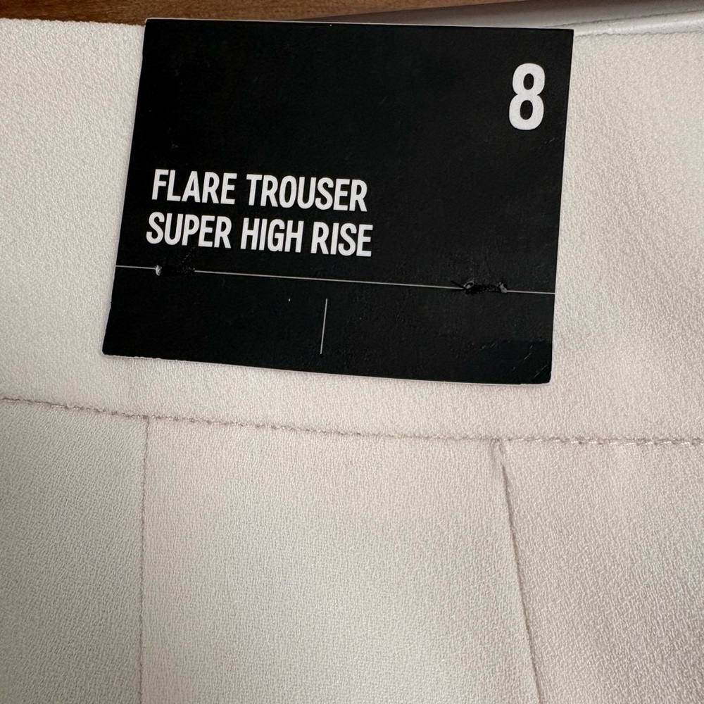 Express flare trouser super high rise. - Picture 2 of 6